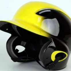 MVP Adjustable Dial-Fit Batting Helmet - Metallic -Bats shop yellow black 1 1 scaled